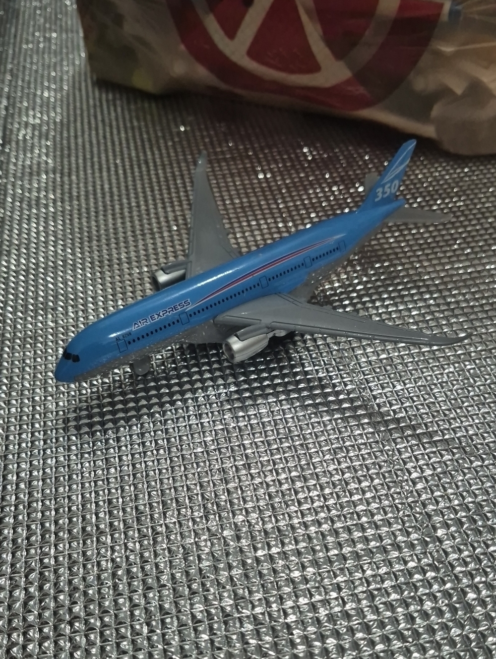 Express Blue Toy Airplane - Kids Vehicles Playset